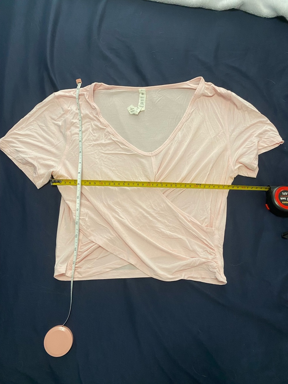 Lululemon Modal-Blend Yoga Short Sleeve Shirt Strawberry Milkshake